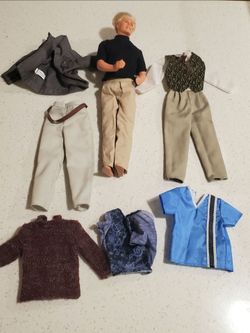 Vintage Ken doll and clothes