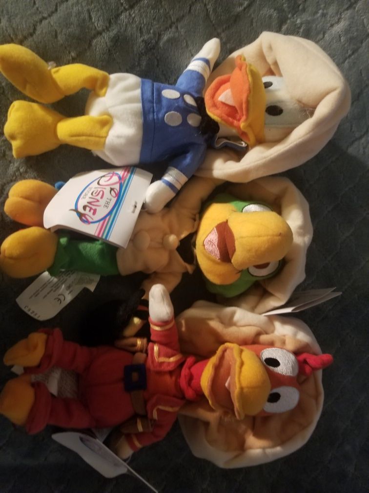 Rare Disney Three Caballeros beanie babies