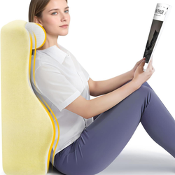 Ergonomic S Curve reading pillow