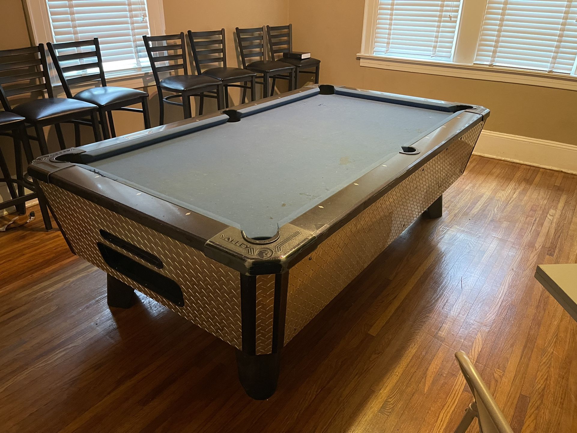 Coin Operated Pool Table 