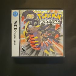 Pokémon Platinum DS Case + Manual + Inserts – Pristine Quality