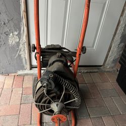 Drain Cleaning 120-Volt Drum Machine 