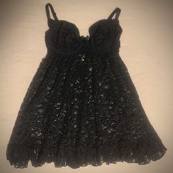 Black Lace Baby Doll