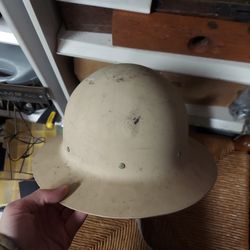 Vintage Cold War Era Office Of Civil Defense Helmet