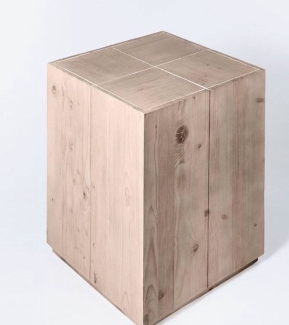 Kelton Wood Stump Accent Table Natural -THRESHOLD $85