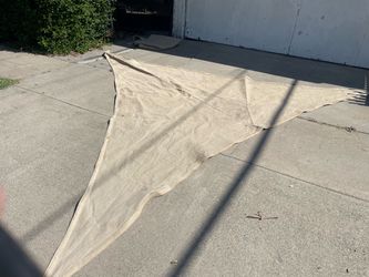 Shade cloth umbrella