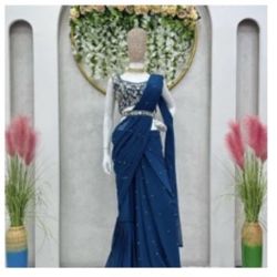 Pakistani Dark Teal Dress