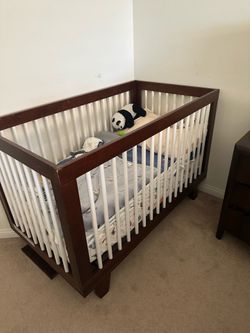 Babyletto Hudson 3-in-1 Convertible Crib with Toddler Bed Conversion Kit