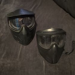 Two JT Paintball Masks