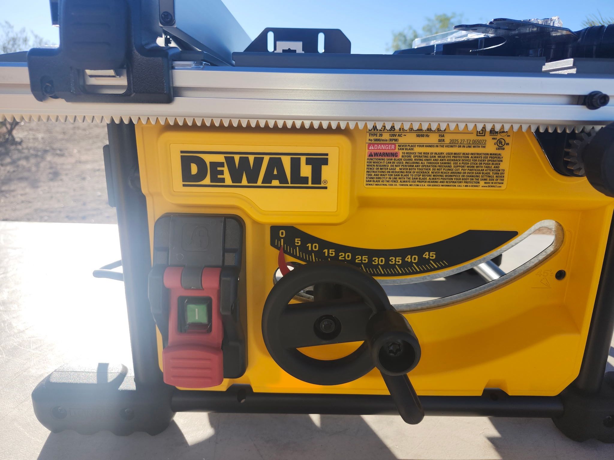 Dewalt Table Saw-8 1/4 Inch Corded New