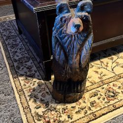 Wood Craved Bear