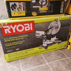 RYOBI
15 Amp 12 in. Corded Sliding Compound Miter Saw with LED Cutline Indicator