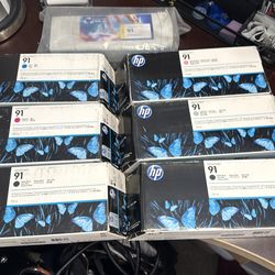 7 - Designjet 91 Cartridges New