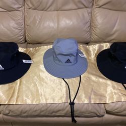 Adidas Bucket Hats and. Draw String Adjustable 