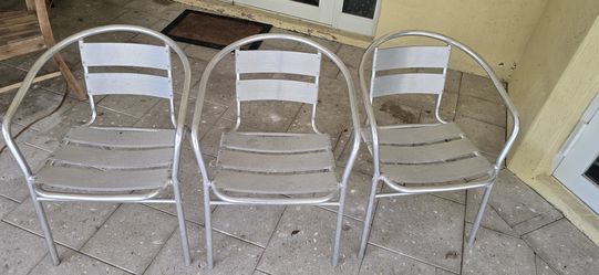 Aluminum chairs
