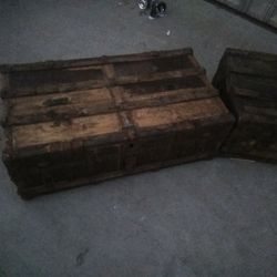 Vintage Wooden Chest