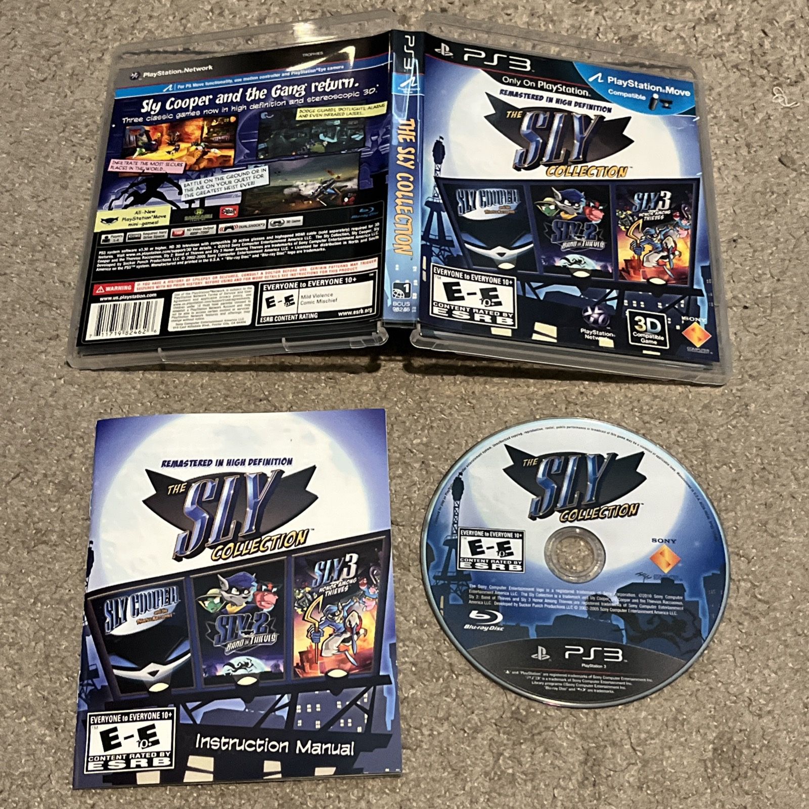 Sly Cooper Collection PlayStation 3 PS3 Complete CIB w/ Manual