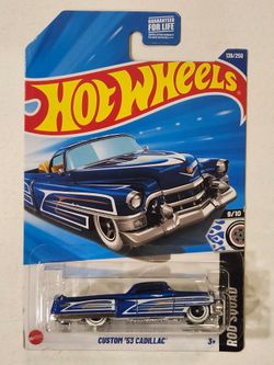 HOT WHEELS. ROD SQUAD. CUSTOM 1953 CADILLAC LOWRIDER.