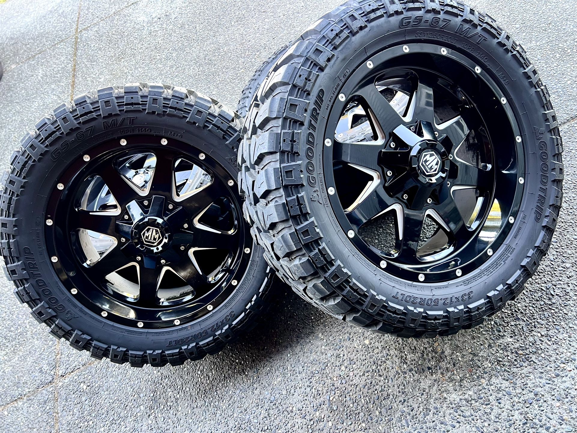 20” Mayhem wheels & tires 6x5.5 or 6x135