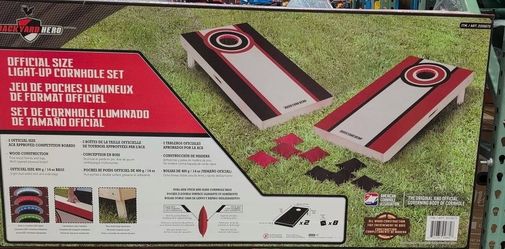 Official Size Light-Up Cornhole Set