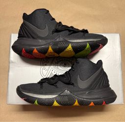 Nike Zoom Kyrie 5 Neon Sole Mens size 8 basketball shoes Rare!