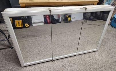 48" bathroom medicine cabinet mirror