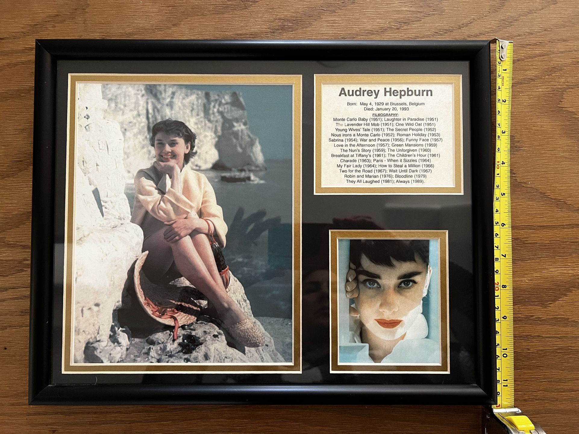 Audrey Hepburn Framed Matted Collector's Collage for Sale in Las Vegas, NV  - OfferUp