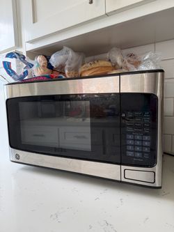 GE Stainless Steel Countertop Microwave