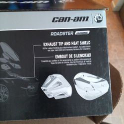 Can Am Chrome Heat Shield 