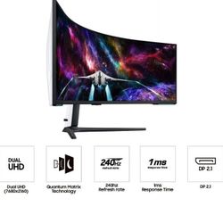 57" Samsung Odyssey G9 GAMING MONITOR NEW 