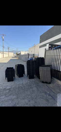 12 Gollons Black Storage Containers 🫙 Bins 