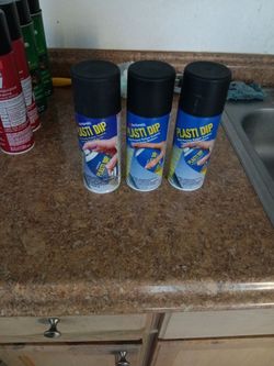 3 cans plasti dip