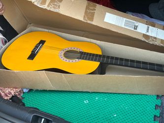 Wooden guitar