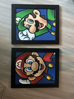 Mario Bros. Art Frames