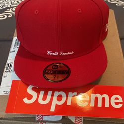Supreme Fitted New Era Hat  7 3/8  