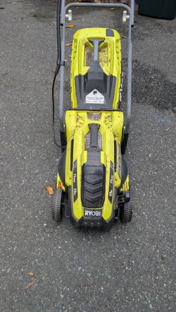 13" Ryobi corded electric mower