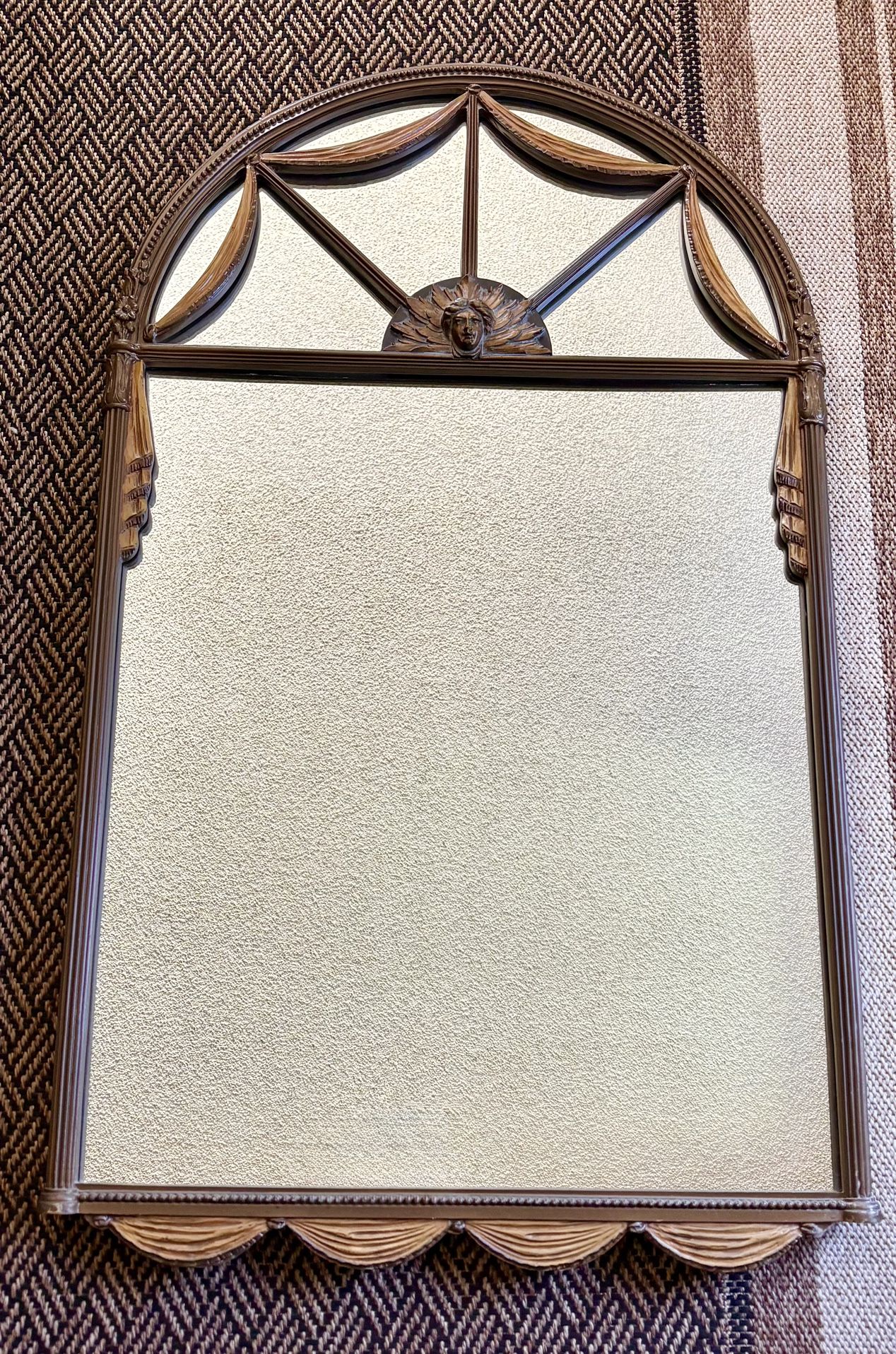 Vintage Antique Mirror , 45” H x 27” W