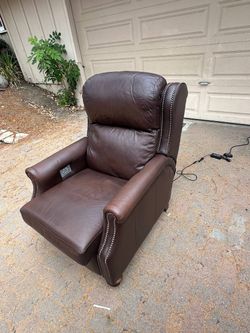 Comfort Design Leather Power Recliner – Genuine Leather