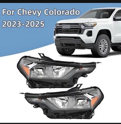 Fits 2023-2024 Chevrolet Colorado WT/LT/Trail Boss Halogen Headlamps Left and Right Brand New still in the box D809