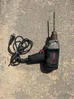 SEARS CRAFTSMAN • 1/2 In DRILL Variable Speed Reversible 3/8 HP  Corded