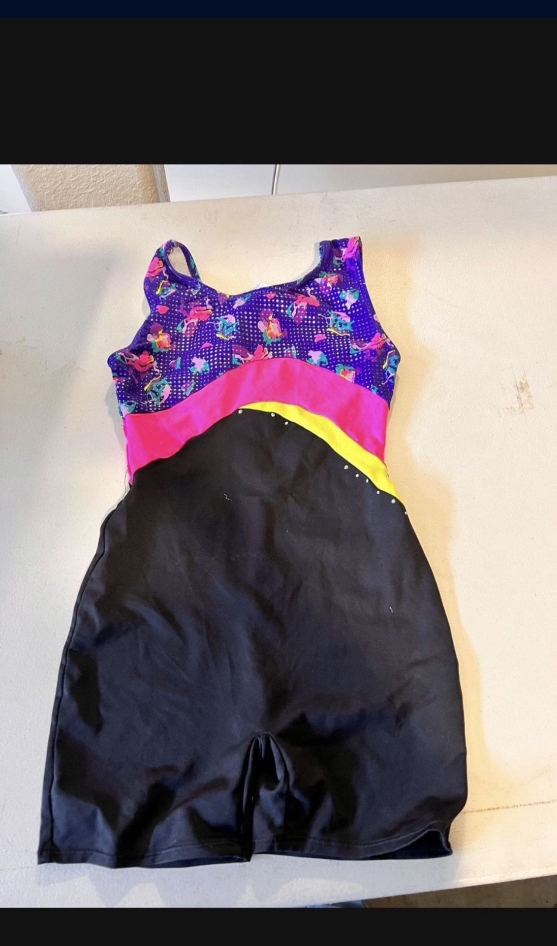 Traje Para Niña Para Gimnasia Talla 10/12 $10