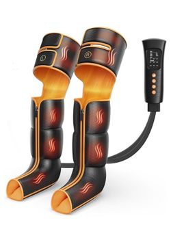Leg Massager with Heat and Compression, Foot and Full Leg Massager for Circulation and Pain Relief, Sequential Compression Boots Retails For $139.99