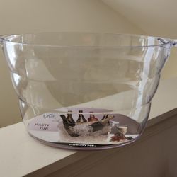 Clear Party Tub