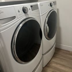Dryer With Pedestal , Washer With Pedestal 