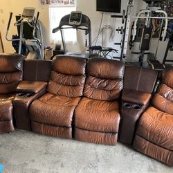 Leather couch