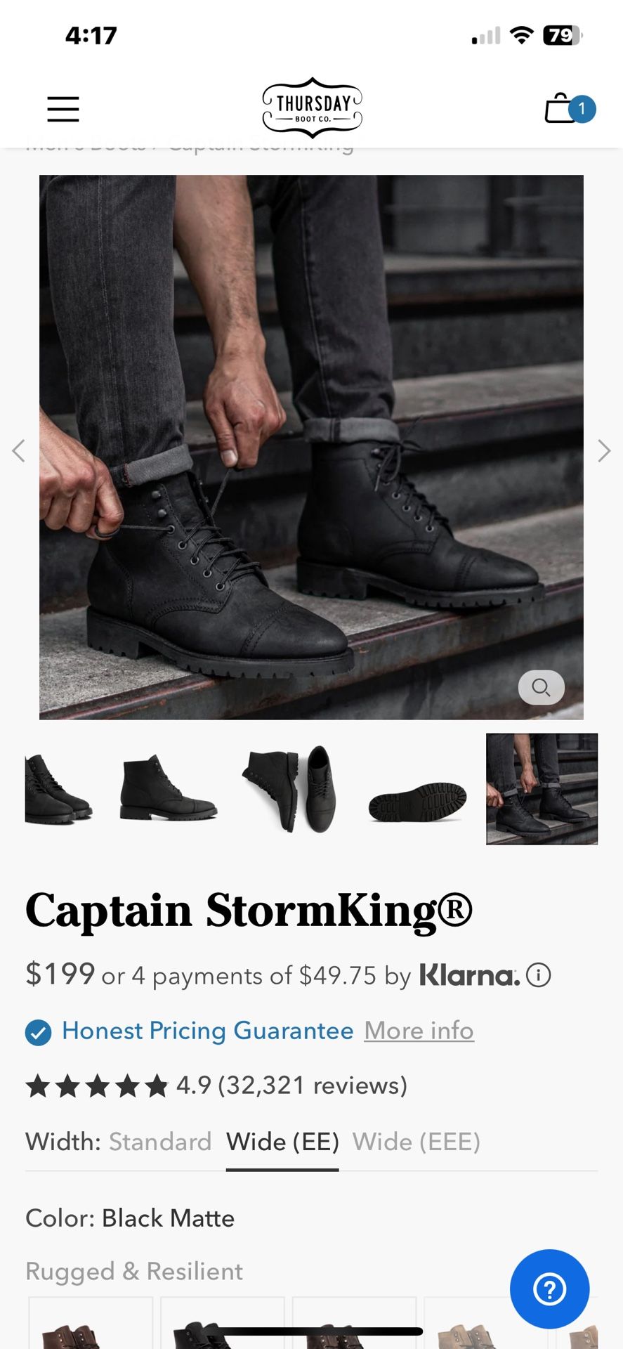 Thursday Boot Com Captain StormKing Boots