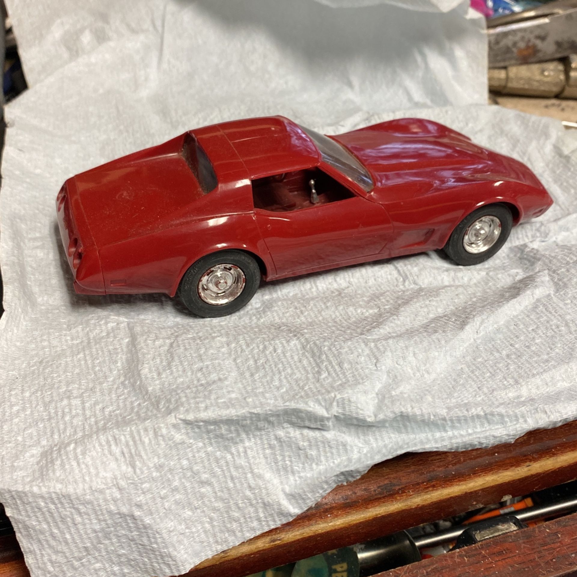 1977 Corvette Collector Promo Coupé Brand New Red In Color