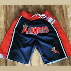 Angels Baseball Shorts Brand New With Tags (sizes Available) 