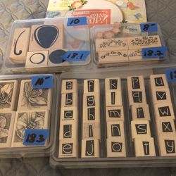Stampin up Stamps set. New. Used and Retired