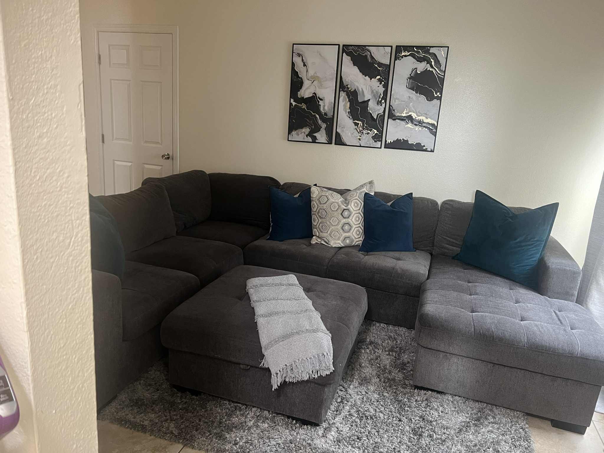 Large Grey Sectional
